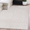 Mazovia Teppich Beige Modern Geometrisch - Teppich für Wohnzimmer, Schlafzimmer, Esszimmer, Büro - Kurzflor Rechteckig - ÖKO-TEX Zertifiziert - Weich - 120 x 170 cm