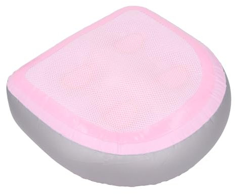 Inflatable Booster Seat,Mesh Inflatable Hot Tub Seat Cushion,Spas Booster Seat Back Pad with 4Pcs Suction Cups,Upgraded Spa Inflatable Cushion for All Spas and Hot Tubs (PINKS)