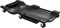 DURHAND Mechanic Vehicle Creeper Under Car Repair Padded Headrest Rolling Moulded Workshop Garage Assistance with Tool Tray, Black