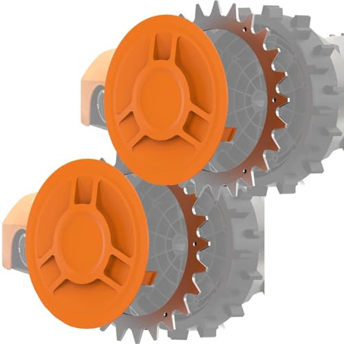 Punte in Acciaio Inox Premium und Copertura per Robot Tosaerba Worx Landroid Modello S/M, Miglioramento Della Trazione e Della Presa, Accessori per Tagliaerba Robot Worx