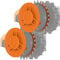 Punte in Acciaio Inox Premium und Copertura per Robot Tosaerba Worx Landroid Modello S/M, Miglioramento Della Trazione e Della Presa, Accessori per Tagliaerba Robot Worx