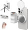 TELESIN Fun Shot Magnetischer Handy-Kameragriff + C03 Magnetisches Selfie-Licht (weiß) Bundle Kit Kompatibel mit iPhone & Android, Creator Kit für Selfies/Fotografie/TikTok/Zoom-Anrufe/Video