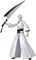 BANDAI – Anime Heroes - Bleach - Action Figur 17 cm - White Ichigo - Bleach Offizielle Lizenz - Gelenkfigur Ichigo - 36974