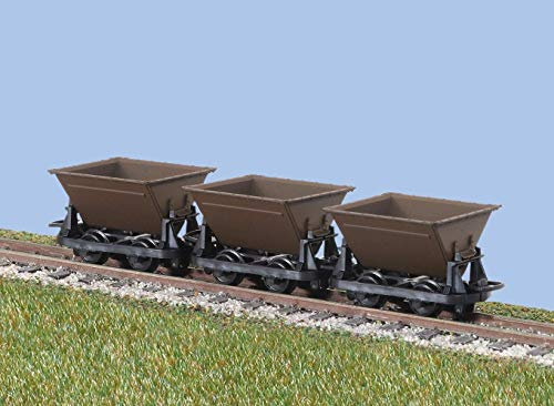 Peco GR-330 Hudson Rugga V-Skips Set Brown (3)