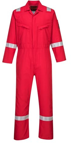 Araflame Silver Coverall Color: Red Talla: 38