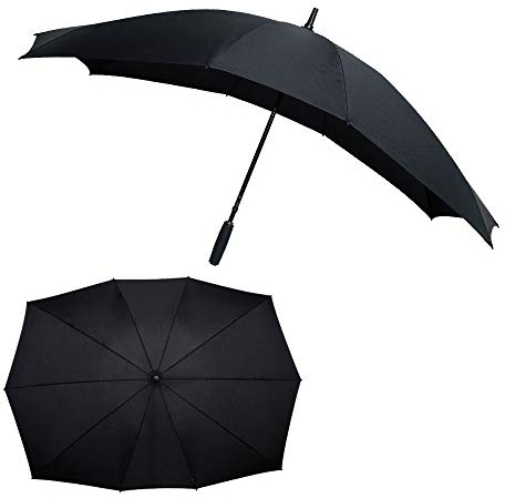 Le Monde du Parapluie Regenschirm, Schwarz (Schwarz) - FALCONETW3NOIR, 81 cm