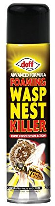 Doff 5 x 300ml Advanced Formula Foaming Wasp Nest Killer destroyer spray foam