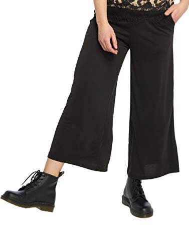 Urban Classics Damen Hose Ladies Modal Culotte, lässige Marlene Hose für Frauen, 3/4 Länge, mit Gummibund, Größen XS-5XL