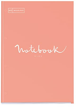 Miquelrius Notizblock A4 Emotions 80 Blatt kariert pfirsich