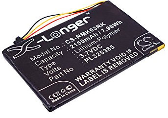 Battery Compatible with Razer RZ03-0133, RZ84-01330100, Turret Gaming Lapboard Part NO PL325385