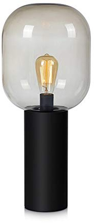 Markslöjd BROOKLYN Tischleuchte Black E27 60W - Tischleuchte (Black, Metall, Badezimmer, IP20, II, E27)
