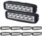 SKYWORLD Arbeitsscheinwerfer, 10 Stück 18W 6 Zoll LED Zusatzscheinwerfer Auto Scheinwerfer Offroad 6000K Weiß IP67 Wasserdicht Arbeitslicht 12V 24V für 4x4 SUV UTV ATV Arbeitslampe Traktor Bagger