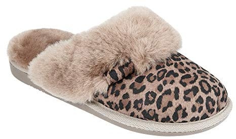 Vanuba Damen Pantoffeln Lammfell-Pantoffeln,Panther With Sheepskin Coat,38 EU