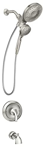 Moen 82304SRN Engage Magnetix Multifunktions-Handbrause und Regendusche, Spot Resist Br Nickel (SRN)