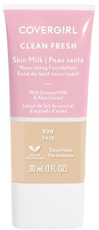 COVERGIRL Clean Fresh Skin Milk Foundation, Fair, 1 Fl Oz (Pack of 1)