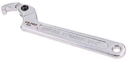 AB Tools Adjustable Hook Wrench C Spanner 19mm – 50mm for Slotted Retaining Rings