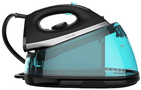 Cecotec Ferro Da Stiro Generatore a Vapore Con Serbatoio Total Iron 7500 Turboslim, 2700W, 7 Barre, Suola In Ceramica Ultraslip, Vapore Continuo 150 G/Min, Sistema Di Sicurezza