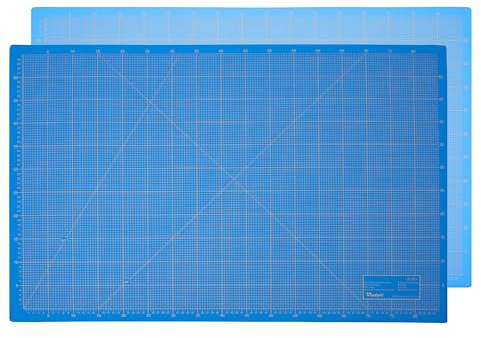 Victor Schneidematte Blau 100x150cm 3-lagig Schneidematte XXL selbstheilend - Bastelunterlage - Schneideunterlage - Schnittmatte - Schreibtischunterlage - Unterlage Schreibtisch Nähen
