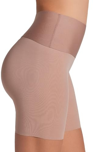 Leonisa Stay-in-Place Seamless Slip Shorts - Tummy Control Knickers - Women’s Shapewear for Tummy, Waist and Upper Thighs - Body Shaper With Butt Lifting Effect - High-Waisted Underwear Shorts