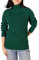 Amazon Essentials Damen Langarm-Pullover Für Den Winter, Soft-Touch-Zopfmuster Mit Trichterausschnitt, Dunkelgrün, M
