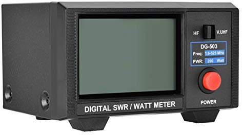 Ciciglow Digital SWR/Watt Meter, DG-503, 1.6-60MHz/125-525MHz, 3.5 LCD, VSWR Meter for Two-Way Radios