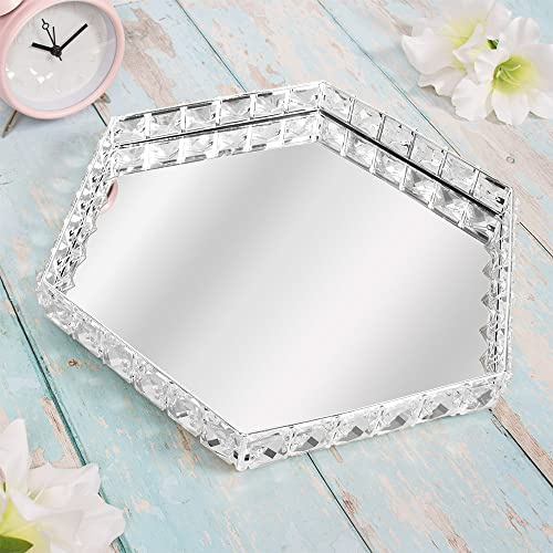 lesser and pavey LP47999 Crystal Tray Hexagon | For Adults | Multicolor Accessory