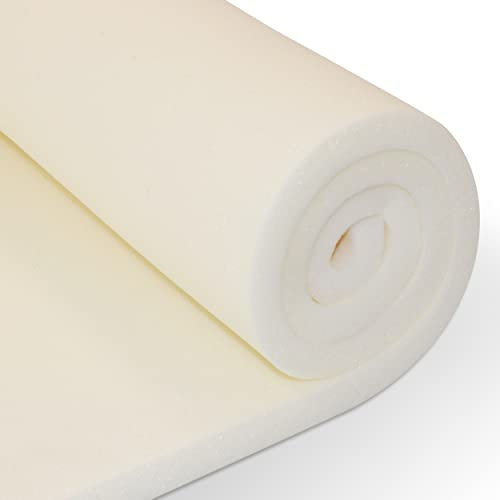 Deshome - Imbottitura Memory foam 5 metri per divani, cuscini, materassi, sedie, Alta densità 35 Spessore 1,8 cm - Memory foam a metro Made in Italy indeformabile, antiacaro, anallergica