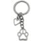 Porte-clés Patte Chien Chat | Fait à la main | Pendentif avec patte d'animal | Cadeau amoureux des animaux patte de chien patte de chat