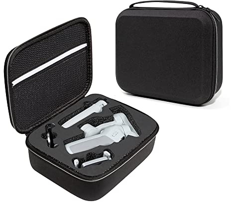 Zhixteu OSMO Mobile SE Gimbal Stabilizer Tragtasche, Schwarz, 24-19-9cm, Hartschale, Reißverschluss, Tragegurt