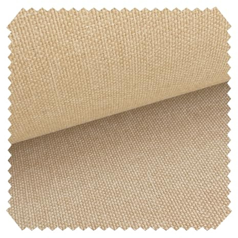 novely® SORAYA SUN CONTROL B04 UV++ - Sanitized® Olefin Outdoor-Stoff - Wetterfester Möbelstoff - Mélange Polsterstoff - Pflegeleichte Meterware 1 lfm | Farbe: 45 Biskuit Beige