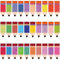 MWOOT 30 Stück Pfeil Form Magnet Lesezeichen, Mehrfarbig Bleistift Magnetic Bookmarks, Magnetische Buchklammern für Register, Buchetikett, Schüler, Lehrer, Partygeschenke, Geschenktüte (1,5x4,5CM)