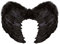 PLUS HOME Alas de Ángel Disfraz Grande, Plumas Ángel (Negro) (45 * 35CM)