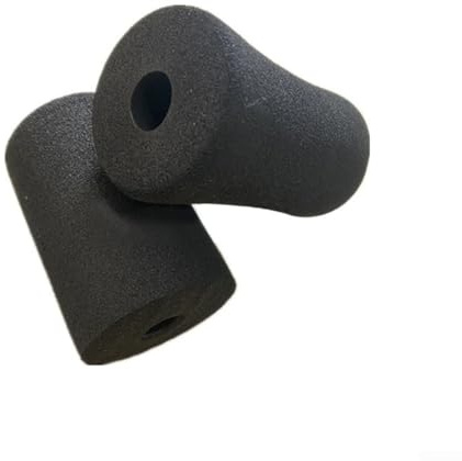 Getdoublerich Lot de 4 rouleaux de coussinets en mousse pour le remplacement des équipements de gymnastique, pour banc de musculation et extension de jambe (4 pièces, 135 mm)