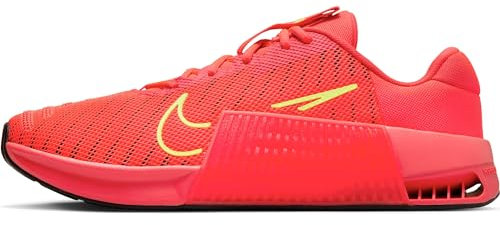 Nike Metcon 9 Herren-Trainingsschuh, Bright Crimson/Volt-Black, 40 EU