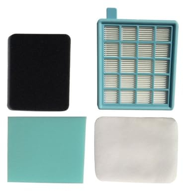 HWEIH 4 Teile/Satz Schaum Filz Filter for FC8058/01 FC8633 FC8634 FC8635 FC8645 FC8646 FC8647 FC8670 FC8671 FC8672 FC9320 FC9321 Matériaux neufs et de qualité,
