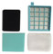 HWEIH 4 Teile/Satz Schaum Filz Filter for FC8058/01 FC8633 FC8634 FC8635 FC8645 FC8646 FC8647 FC8670 FC8671 FC8672 FC9320 FC9321 Matériaux neufs et de qualité,