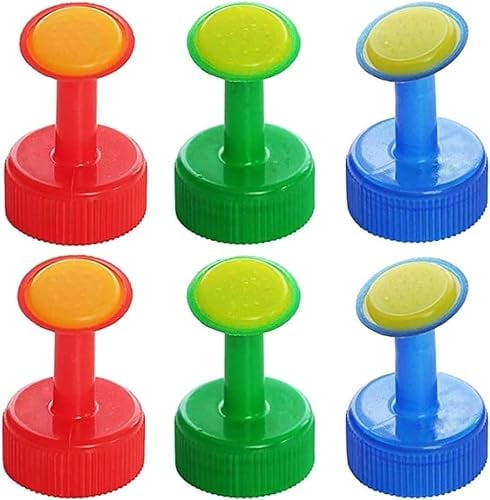 6Pcs Bottle Top Waterers Plastic Plant Waterers Sprinkler Plant Watering Seed Seedling Irrigation for 30mm Drinking Bottles Seed Seedling Garden Irrigation Watering Cans Watering Equipment