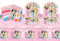 Zempertoopa Bluey - Piatti di carta per compleanno per bambini, decorazione di compleanno, decorazione per feste di compleanno, decorazione per feste a tema di compleanno per bambini, 10 ospiti (rosa)