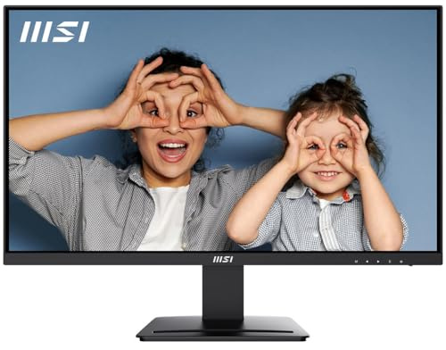 msi PRO MP273U, IPS 3840 x 2160 (UHD) Computer Monitor, 4K, 60 Hz, Adaptive-Synch, HDMI, DisplayPort, 4ms (GTG), Black