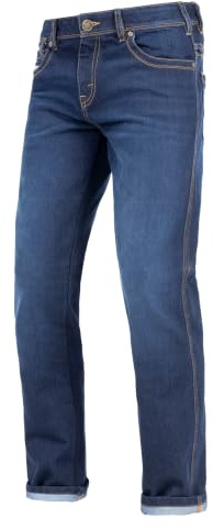 John Doe Taylor Monolayer XTM Motorrad Jeans Stretch Atmungsaktiv mit Protektoren