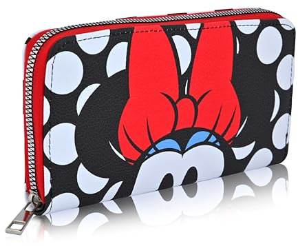 Fast Forward Disney Minnie Maus Portfolio aus Kunstleder für Damen, Mickey Mouse Minnie Maus, Minnie Mouse 2, Mccw34fn