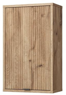 Vicco Badschrank Eliza, Badezimmermöbel, Viking Oak, 40 x 65 cm mit eine Tür