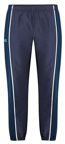 Canterbury Men's Lifestyle 32 Panelled Track Pant, Navy Blue, S