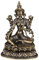 HOOTNEE Buddha-messingdekor Statue Stehende Kunstfigur Buddha-Figur Messingskulptur Für Zuhause Und Büro