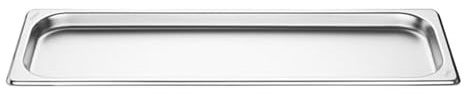 Vogue Stainless Steel Gastronorm Tray, GN 2/4 20mm | Delivers reliable everyday performance in fast-paced commercial kitchens, providing versatile use as a baking pan.