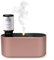 Lecdura Waterless Diffuser for Essential Oil, Scent Air Aromatherapy Diffuser, Mini Portable Aroma Diffusers with 3 Mist Modes, Cycle Start, for Room Home Office Bedroom - Rose Gold