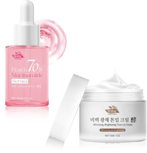 Crema Antirughe Donna + Siero Viso con Niacinamide,Crema Viso Coreana,Siero Viso Coreano,Pelle Idratante,Rassodante,Antietà, Risvegliante | Siero Viso Coreano,Pelle Idratante,Rassodante,Antietà, Risvegliante