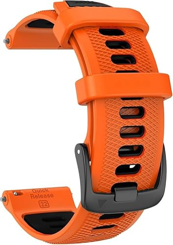 Desingel, Cinturino per Garmin Vivoactive 4/Forrerunner 255/Forerunner 265/Venu 2, 22mm Cinturino di Ricambio in Silicone per Huawei Watch GT2/Forerunner 255 Music/Gear S3