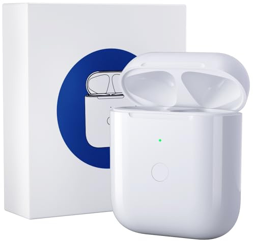 Kabelloses Ladecase Kompatibel mit Airpods 1 und 2 Generation,700 mAh Wireless Charging Case Original Ersatz Replacement,Bluetooth Pairing Sync Button