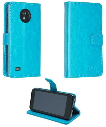 caseroxx Bookstyle-Case für Omnipod 5, hellblau